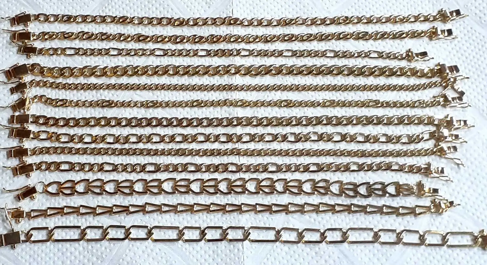 Pulseras cadenas plata - Joyería La Filigrana Trujillo